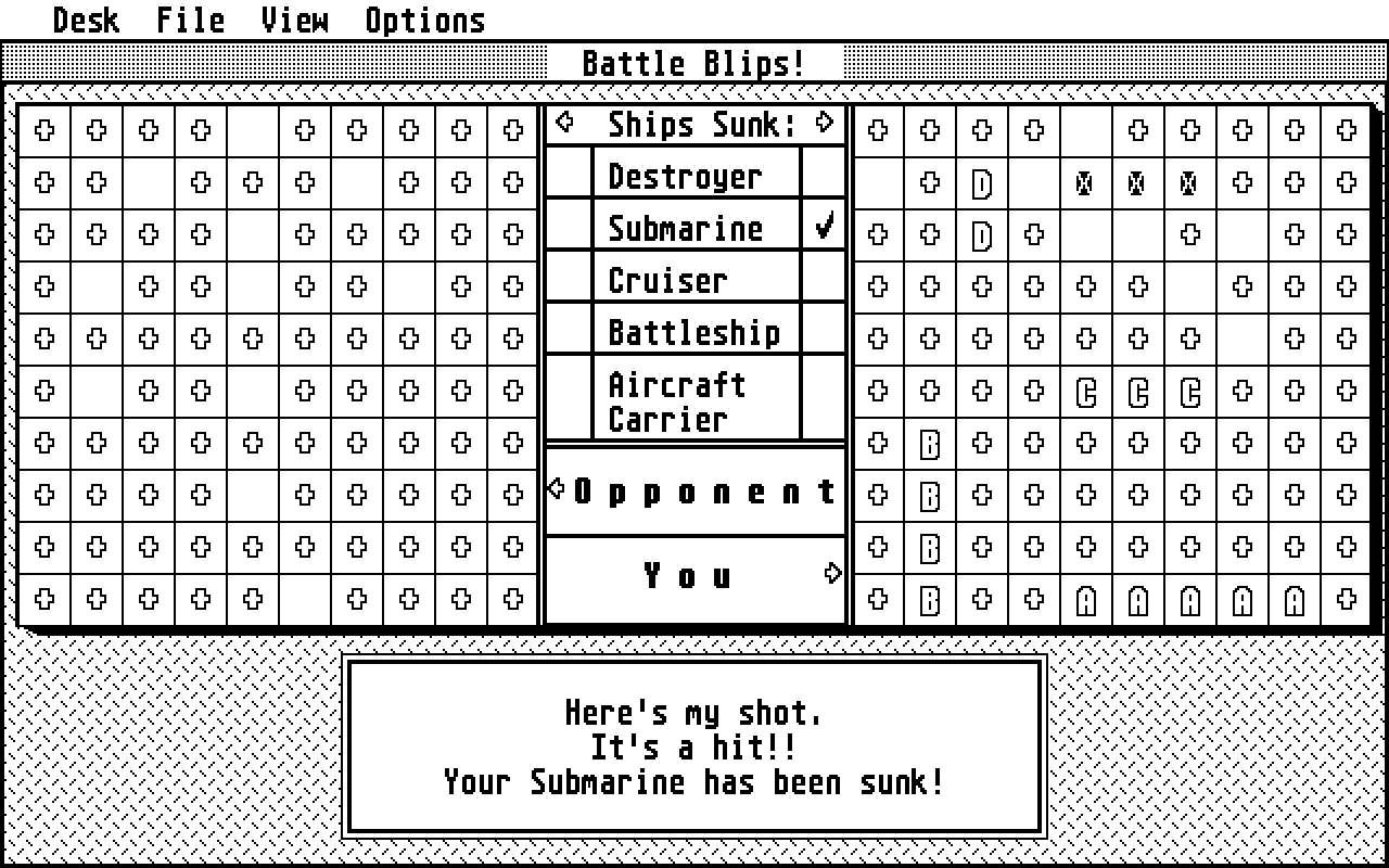 Battle Blips! atari screenshot
